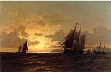 William Bradford Canvas Paintings - Return of the Whales
